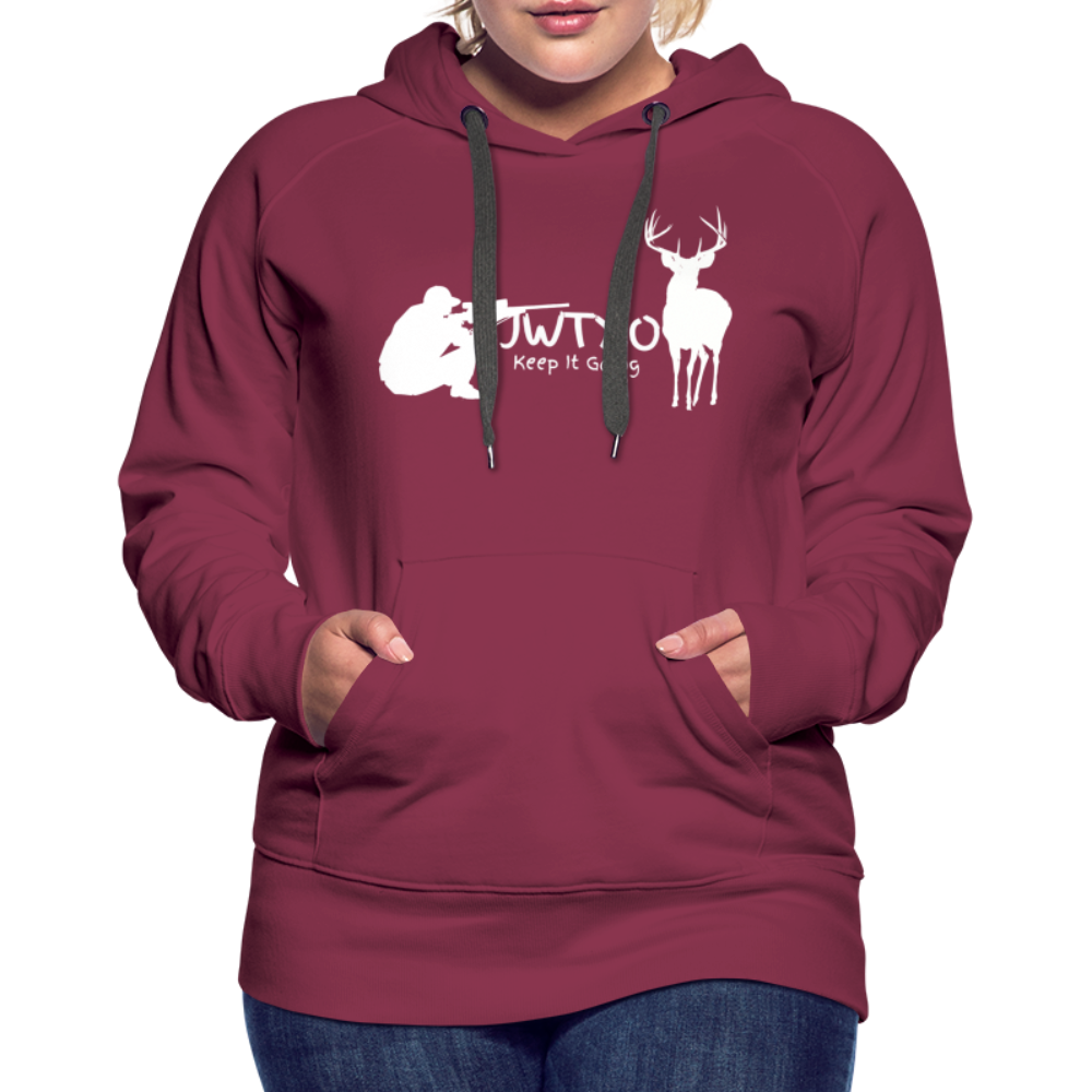 JWTXO Woman's Hoodie - burgundy