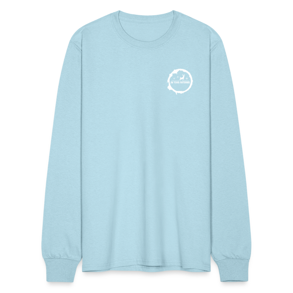 Men's Lightweight Long Sleeve T-Shirt - powder blue