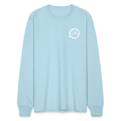 Men's Lightweight Long Sleeve T-Shirt - powder blue