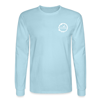 Men's Lightweight Long Sleeve T-Shirt - powder blue