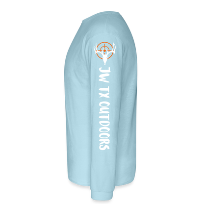 Men's Lightweight Long Sleeve T-Shirt - powder blue